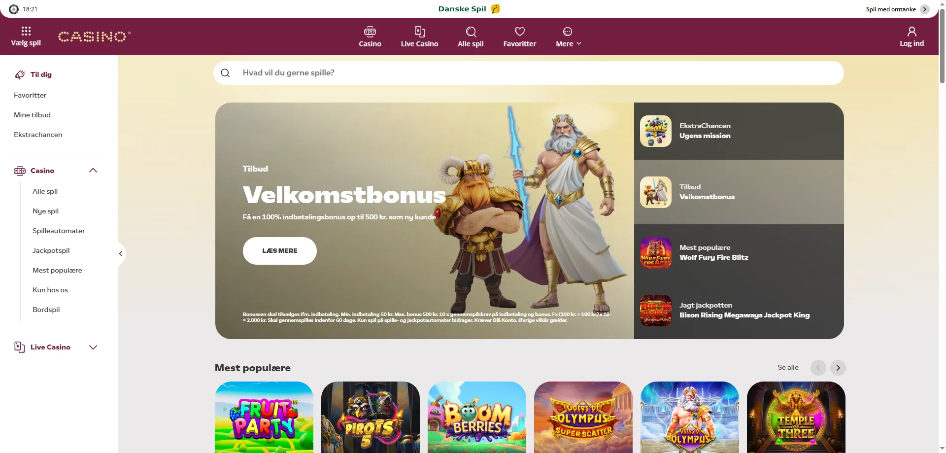 DanskeSpil Casino login – sikker adgang til din danske spillekonto