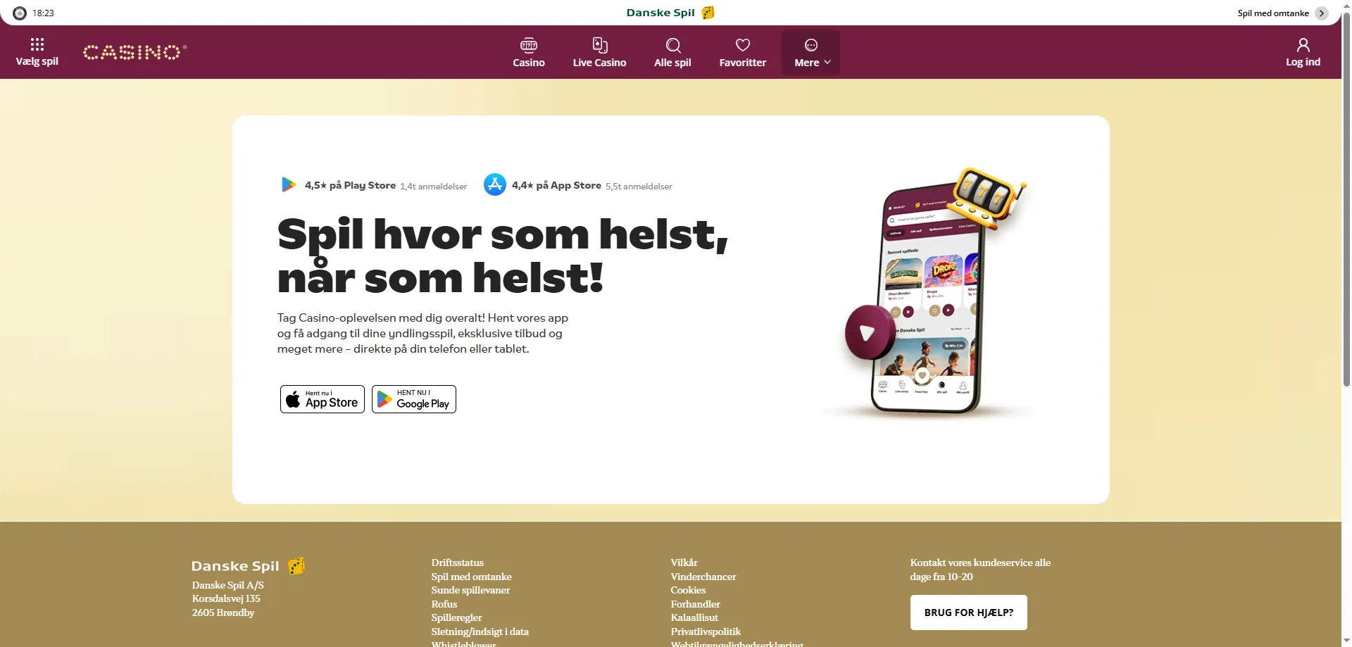DanskeSpil sportsbetting — live odds og kombinationsvæddemål
